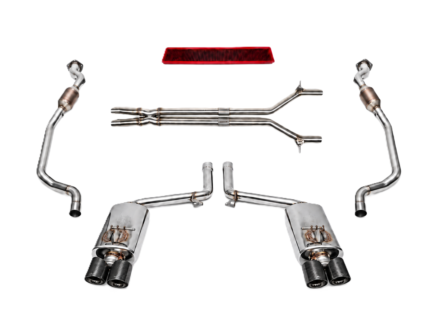 Fabspeed Exhaust Performance Package, Carbon Fiber WITH ECU Upgrade. Porsche 970 Panamera GTS (2010-2016) - 97011191302, 97011191303, 97011191304, 97011191305, 97011191103, 97011191104, 97011191105, 97011191203, 97011191204, 97011191205 - FS.POR.970GTS.XP, FB582/20, FS.POR.970S.ET, FS.POR.970GTS.MAXC